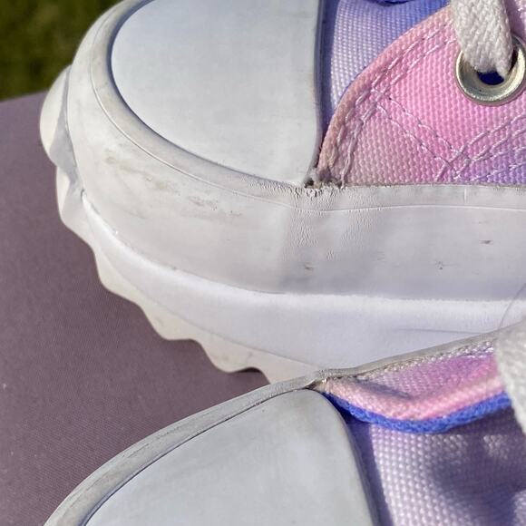 Converse Run Star Hike Storm Pink Hi  Platform Sneaker Shoe Women's Sz: 9.5 - Picture 9 of 16